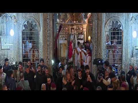 Az első karácsonyi mise az iraki Bartellában két éve
