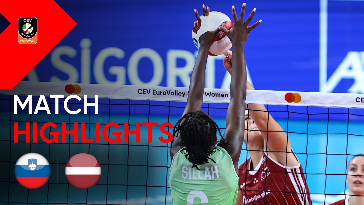Highlights | SLOVENIA vs. LATVIA | CEV Trendyol Eurovolley 2026 | Women