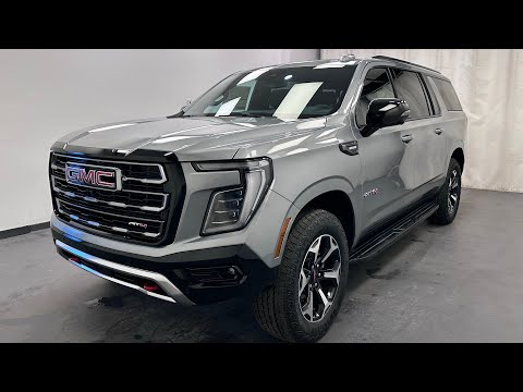2026 GMC Yukon XL 4WD 4dr AT4 in Silver for sale at Davis GMC Buick Lethbridge in Lethbridge, AB