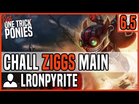 Patch 6.5 Ziggs Mid Main - Matchup: Ryze - Ranked Challenger NA