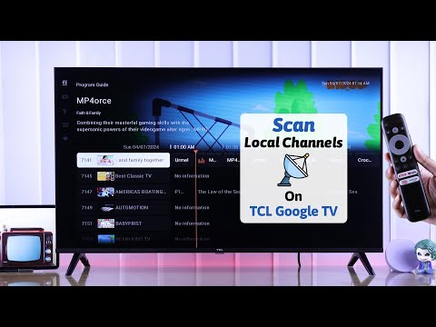 TCL Google TV: How To Scan Local Channels! [Automatic Search]