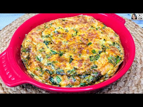Low Carb Spinach Egg Casserole | Keto Weight Loss Recipe | Healthy Casserole Recipe