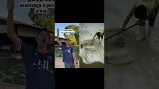 Quando vc escorrega e perde a alma #shorts #fy  ( créditos @leozinn077  )