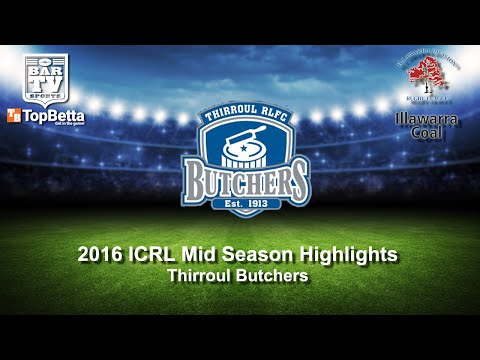 2016 ICRL Mid Season 1st Grade Highlights - Thirroul Butchers