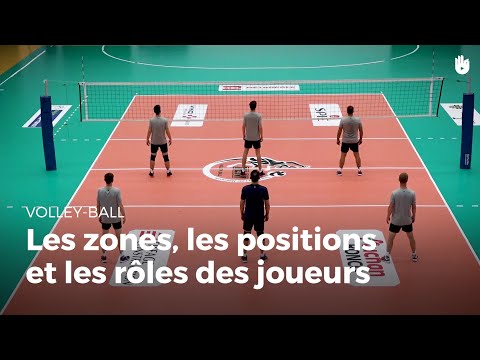 Connaître les zones, les positions et les rôles des joueurs | Volley-Ball