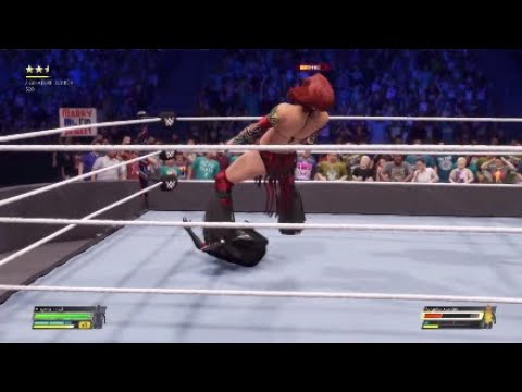 WWE 2K22: Angela Finch Vs. Angela Xander (Legend Difficulty)