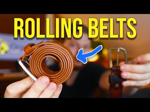 How to Roll and Store Belts (Neat and Space-Saving)