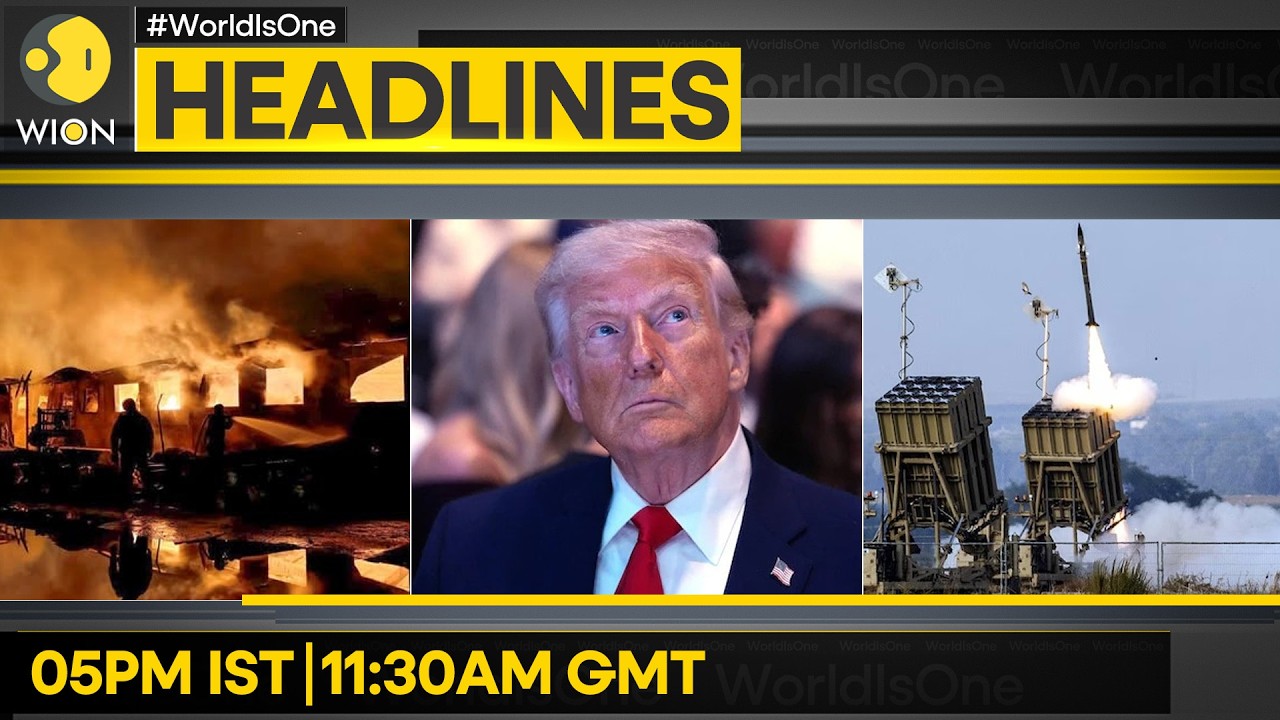 Trump: Asked Xi Not To Give Iran Weapons | Hezbollah Over 40 Rockets At Israel | WION Headlines