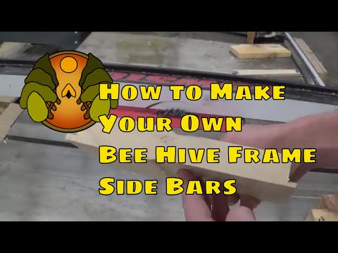 , title : 'How to Make Bee Hive Frame Side Bars'