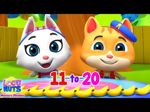 Numbers Song, Count 11 to 20, Preschool Learning Songs & Nursery Rhymes by Loco Nuts