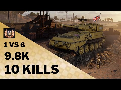 Wot Console SCORPION90  9.8K 10 KILLS MASTERY 1 VS 6