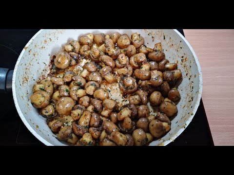 Zapečeni šampinjoni,Garlic Mushrooms,Mushrooms,Champignon mit Knoblauch,Kuhajte s Drazenom