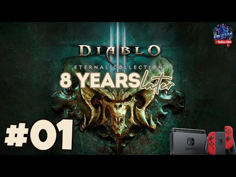 Part 1 - Diablo III Eternal Collection Gameplay Nintendo Switch V1 #diabloIII #diablo3 #switch