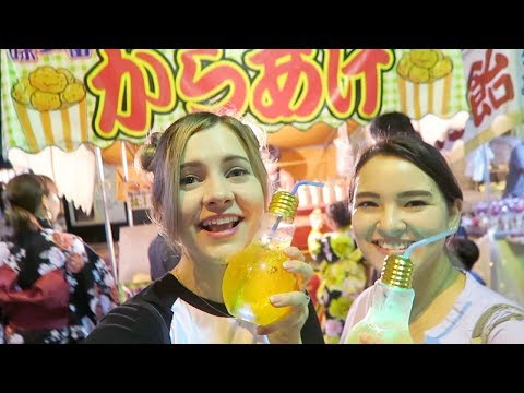 地元の日本の夏祭りに行ってきました (We Went to a Local Japanese Summer Festival!)