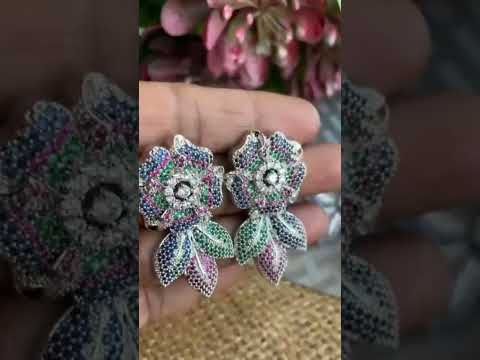 Rosegold stainless steel korean jewellery earring, party, fr...