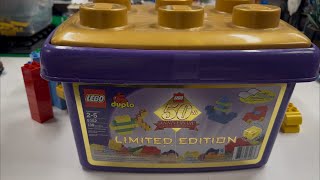 LEGO Anniversaries? And “rare” “2x2” bricks - 50th anniversary tub from 2005 - set 5352