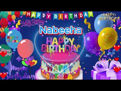 Nabeeha happy birthday to you