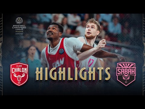 Elan Chalon v BC Sabah | Highlights | #BasketballCL 2025-26