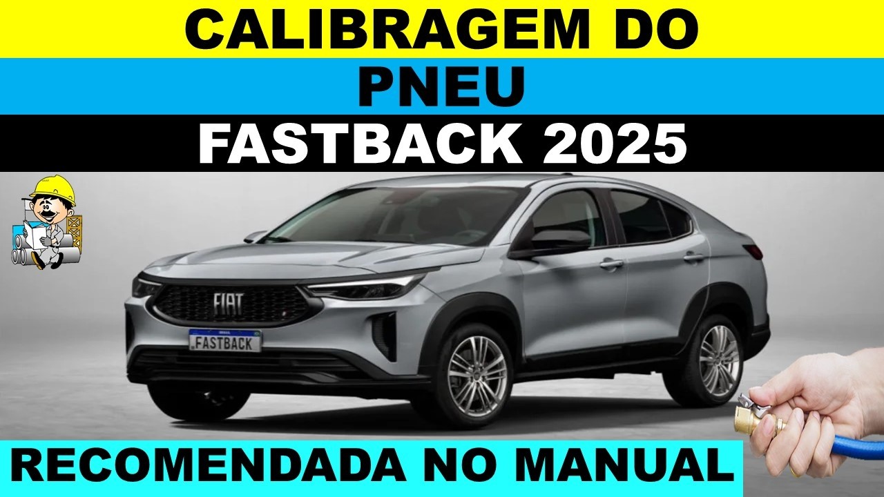Calibragem do pneu Fastback ano 2025, qual pressão correta dos pneus?