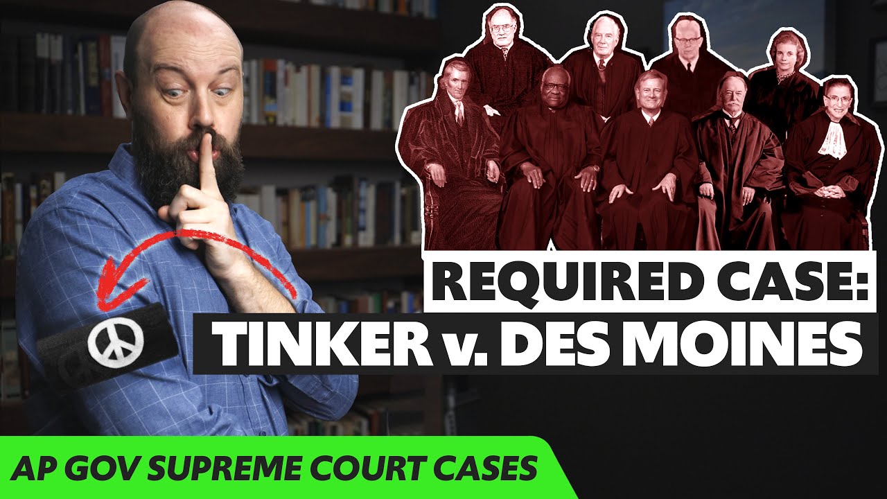 Tinker v. Des Moines, EXPLAINED [AP Gov Required Supreme Court Cases]