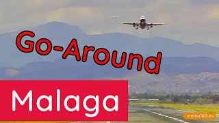 Go-Around for BA Euroflyer (Airbus A320-232) from London Gatwick to Malaga Airport