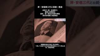 岸・安倍家三代と旧統一教会 岸信介 （孫・安倍晋三）復権と総理就任 翌年、統一教会が布教を開始 岸の自宅隣に本部教会　#自民党 #統一教会