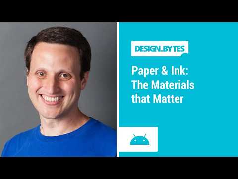 DesignBytes:紙與墨。重要的材料 (DesignBytes: Paper and Ink: The Materials that Matter)