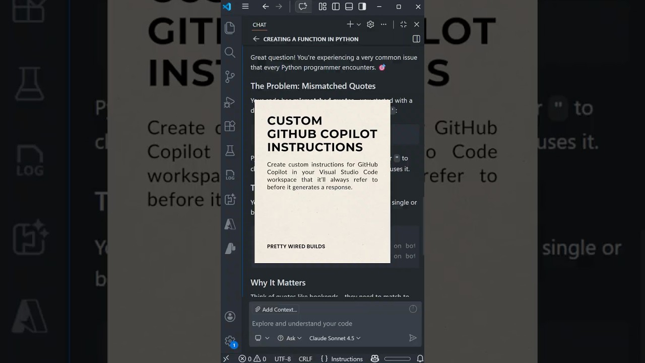 Use GitHub Copilot as a Python Tutor!