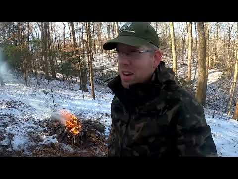 Outdoor Boys! Campfire Prime Rib Roast - Cooking Christmas Feast over Campfire. How to Sous Vide Pri