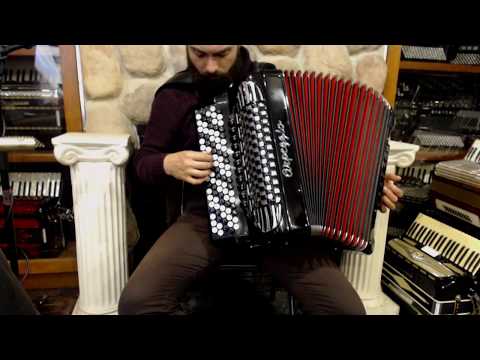 4040 - Black Arpeggio Chromatic Button Accordion B System LMMH 92 120 $2999