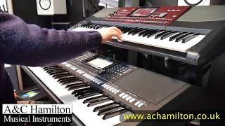 Video thumbnail for Korg PA700 VS Yamaha PSR-S775 - Sound Comparison by A&C Hamilton Musical Instruments