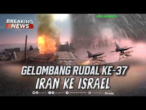 BREAKING NEWS - Iran Luncurkan Rudal Gelombang ke-37 ke Israel
