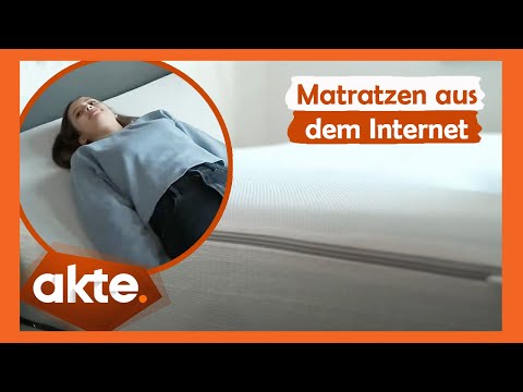 Träumst du noch oder schläfst du schon? Matratzen aus dem Internet im Test. | Akte | SAT.1
