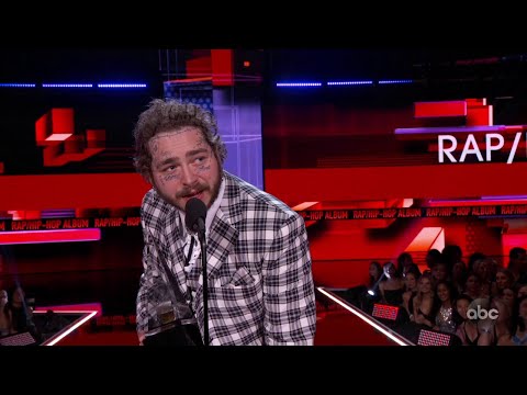 Post Malone Wins Favorite Album - Rap/Hip-Hop at the 2019 AMAs - The American Music Awards