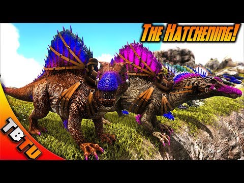 SPINO HATCHENING! SPINOSAURUS COLOR MUTATIONS! Ark Survival Evolved