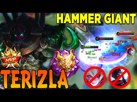 THE RUTHLES GIANT DESTROYS EVERYTHING! 🔥 Top Global Terizla Best Build and Emblem Gameplay
