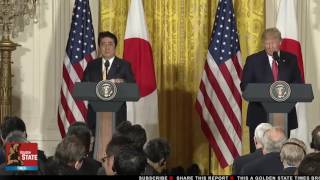 President Donald Trump and Japanese Prime Minister Shinzo Abe Answers Press Questions!!!