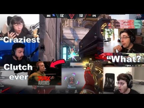 react to Ardiis most impossible clutch ever in VCT ｜ Tarik Tenz Shroud z0mbs #vctchampionmasteer