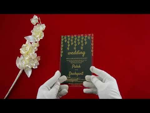 Awi-8913 transparent wedding invitation cards in acrylic imp...