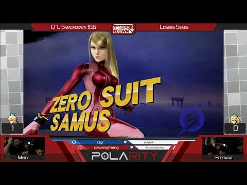 CFL Smackdown 166 WiiU - Minty (Rosalina) vs Popparat (ZSS) - Losers Semis