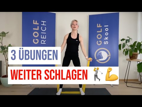 Weiter schlagen beim Golf - STÄRKE diese Muskeln I 3 Golf Fitness Übungen