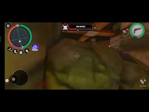 🤨How to kill big boss in Vegas crime simulator bu pistol 😱