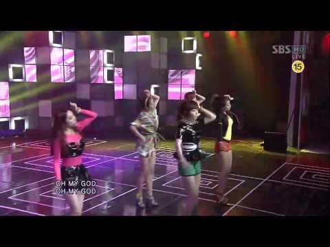Oh My God] @SBS Inkigayo Popular song 20120422