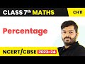 Percentage Chapter 11 Rd Sharma Solutions | Rd Sharma Class 7 Maths | Maths Class 7