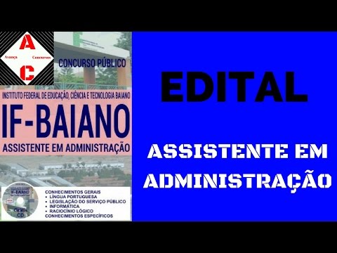 Apostila Concurso IF-Baiano 2016 - Assitente em Administração