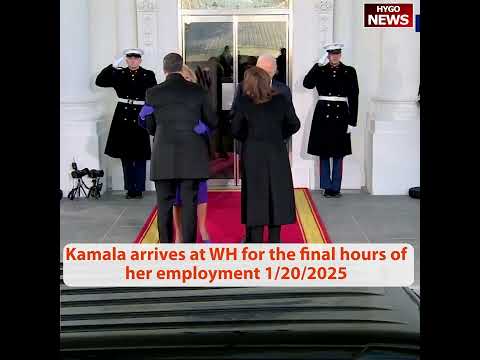 JD & Usha Vance arrived ceremonial tea at WH Kamala & Doug, depart for U.S. Capitol