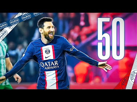 Lionel Messi ➡ 50 Games in a Paris Saint Germain Shirt ❤️💙
