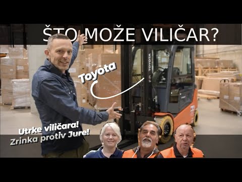 Svemogući skladištar može uštekati i USB! - Toyota viličar - Jura se Fura, Pervan, Mladen i Zrinka!