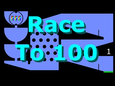 Race To 100 Marble Race