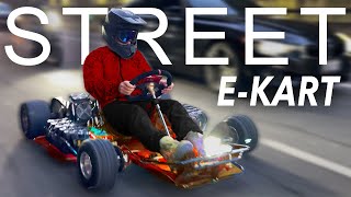 Electric GoKart on CITY STREETS!! // SurRon E-Kart POV